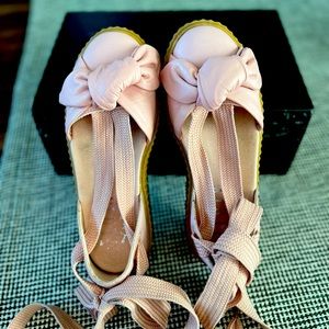 Puma Bow Creeper Sandal Rihanna Fenty Pink Women's Size 6